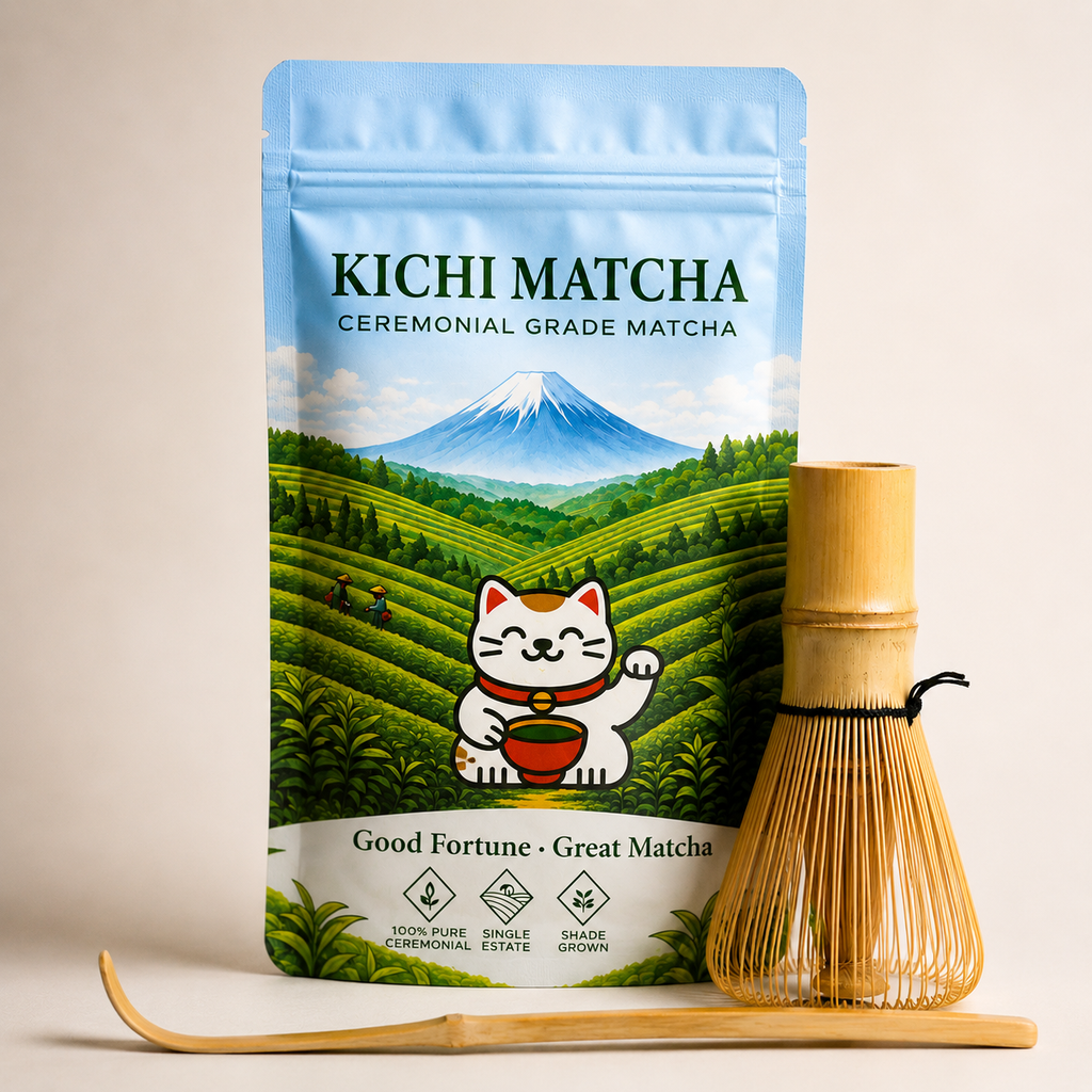 Kichi Matcha – Ceremonial Grade Matcha Green Tea Powder (100g)